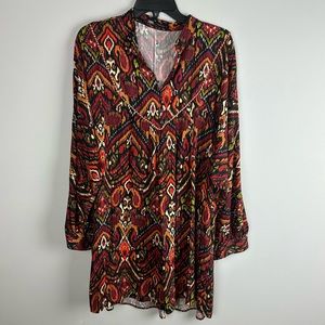 Zara Ikat tunic mini dress